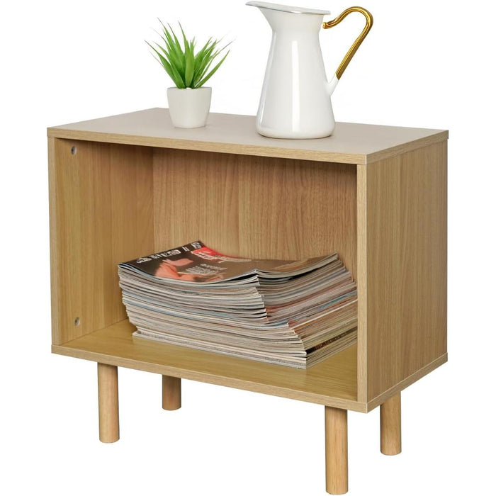 Storge Cube End Table - Open Cabinet Design