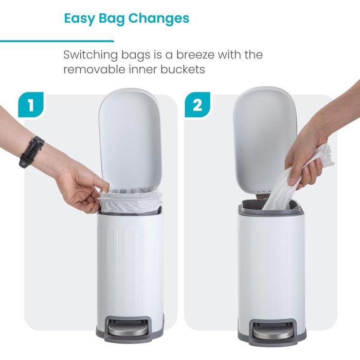 1.3 Gallon Slim Trash Can - 5 Liter