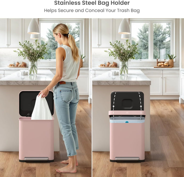 13 Gallon Virtuoso 2.0 Trash Can - 50 Liter