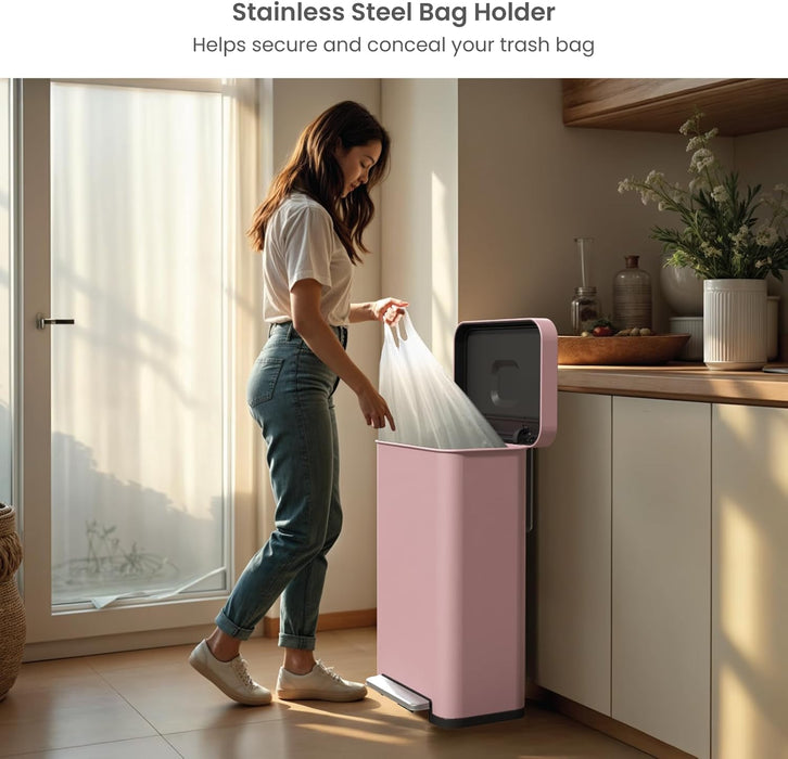 18.5 Gallon Virtuoso 2.0 Trash Can - 70 Liter