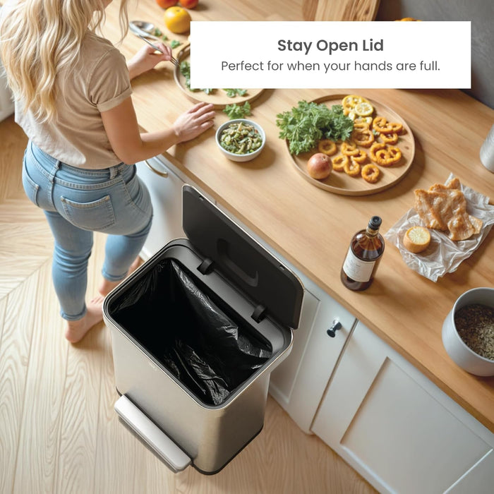 13 Gallon Virtuoso 2.0 Trash Can - 50 Liter