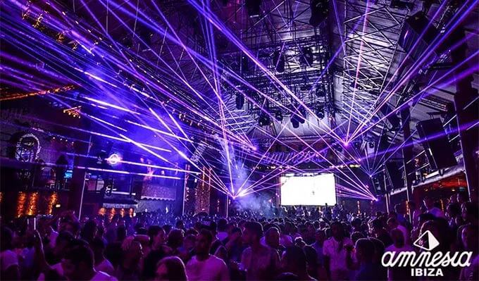 Amnesia Ibiza — foam parties and world-class DJs